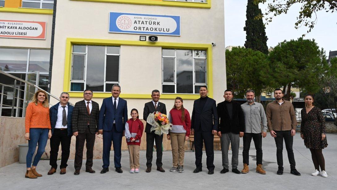 İl Milli Eğitim Müdürümüz Sayın Süleyman EKİCİ ile Atatürk Ortaokulu Ziyareti