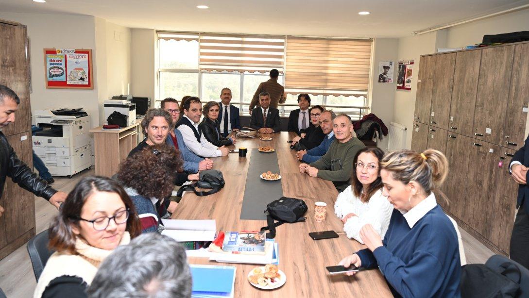İl Milli Eğitim Müdürümüz Sayın Süleyman EKİCİ ile Kuşadası Anadolu Lisesi Ziyareti