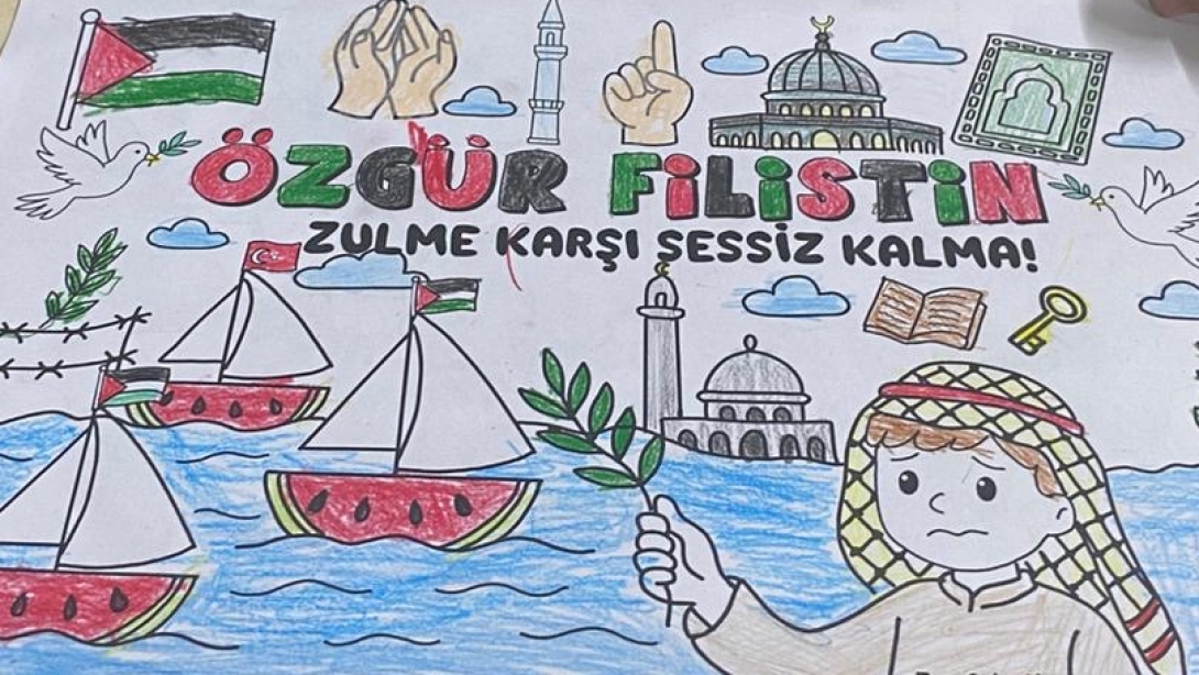 Kuşadası'nda Filistin Farkındalık Etkinlikleri Gerçekleştirildi